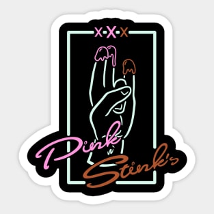 Pink n' Stinks Sticker